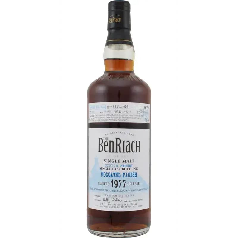 BenRiach 36 Years Old 1977 Single Cask Bottling - Batch 10 Cask Nr.1031