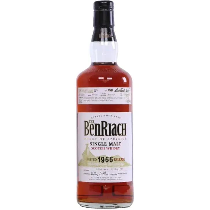 BenRiach 38 Years Old 1966 Single Cask Bottling - Batch 1 Cask Nr.2382