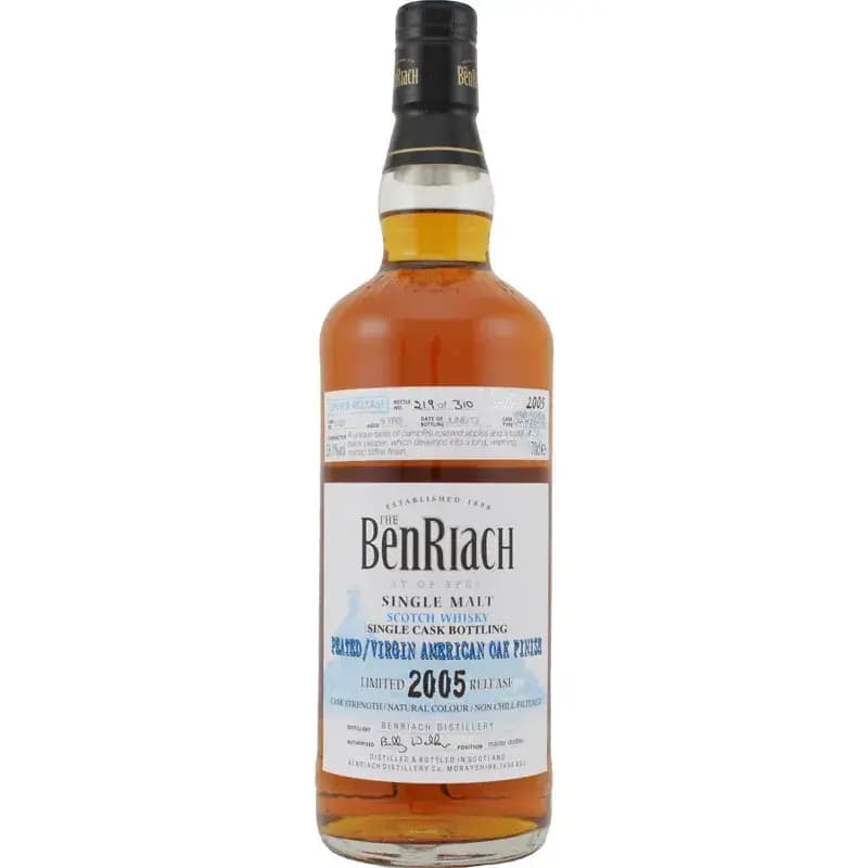 BenRiach 8 Years Old 2005 Peated Single Cask Bottling - Batch 10 Cask Nr.3782