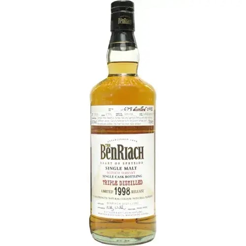 BenRiach 9 Years Old 1998 Single Cask Bottling Cask Nr.78622