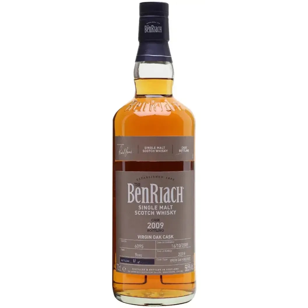 BenRiach 9 Years Old 2009 Cask Bottling Cask Nr.6095