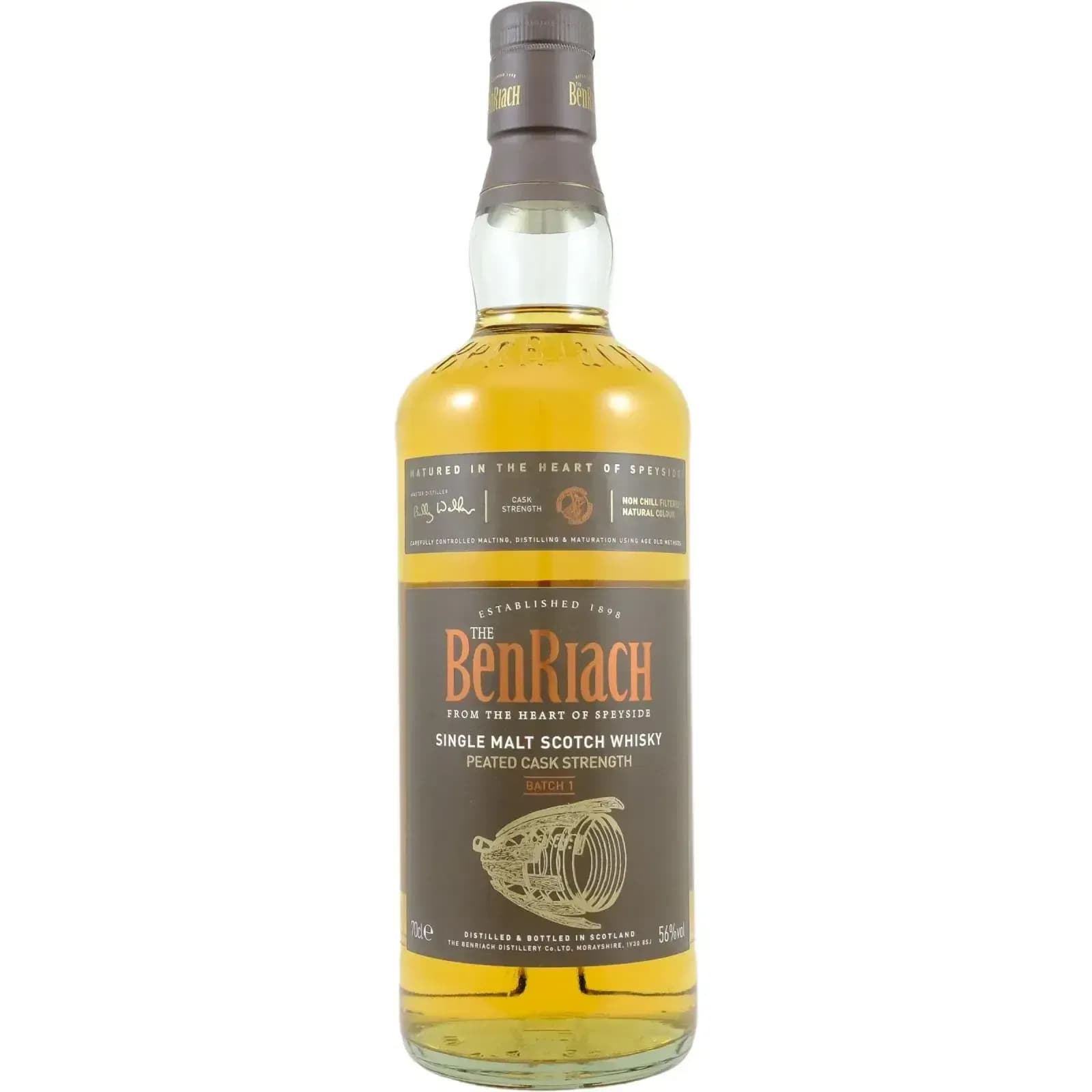 BenRiach Peated Cask Strength Batch 1