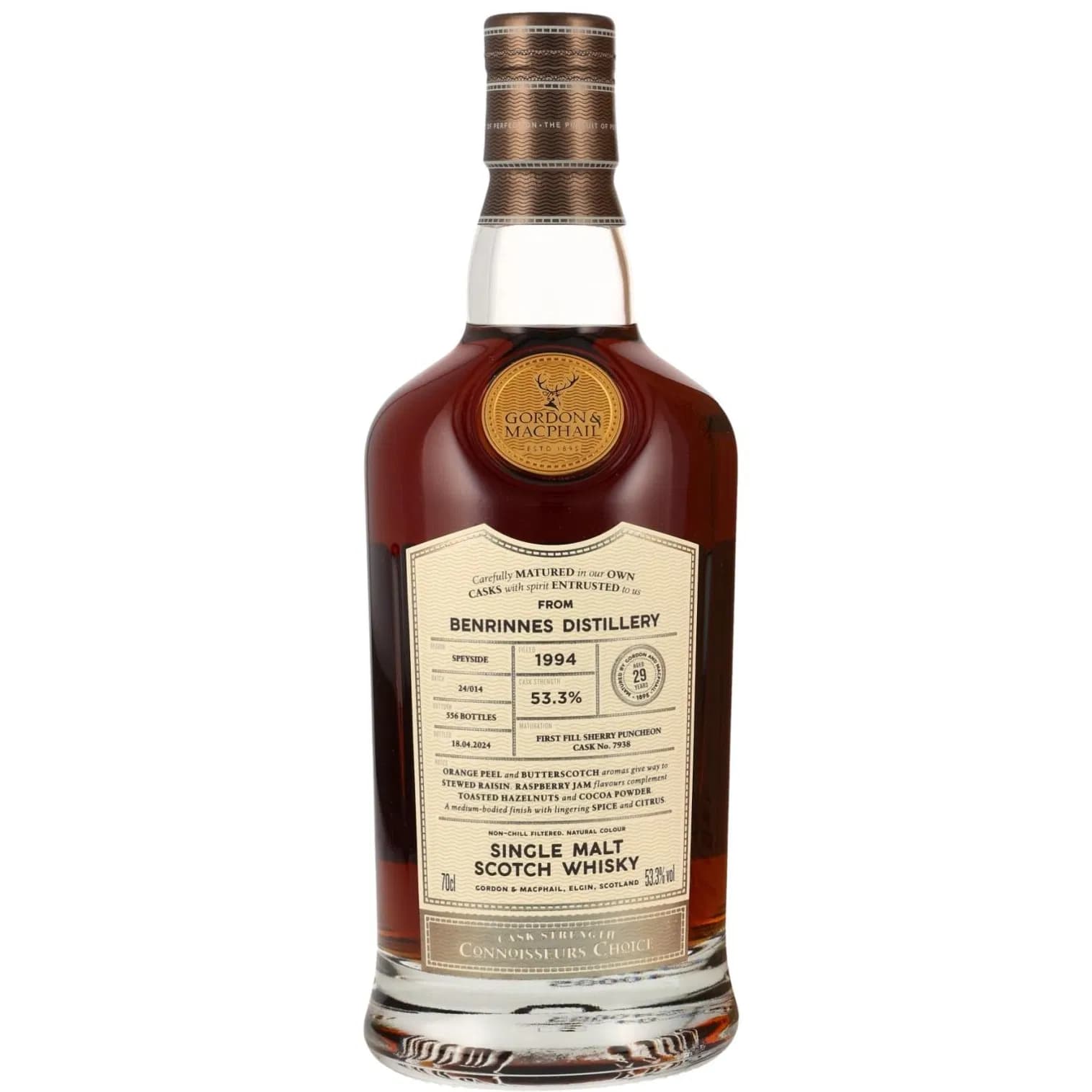 Benrinnes 29 Years Old 1994 Connoisseurs Choice Upper Gordon & MacPhail 7938