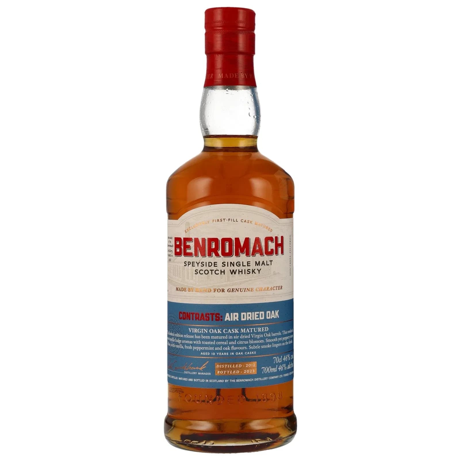 Benromach 10 Years Old 2012 Contrasts Air Dried Oak