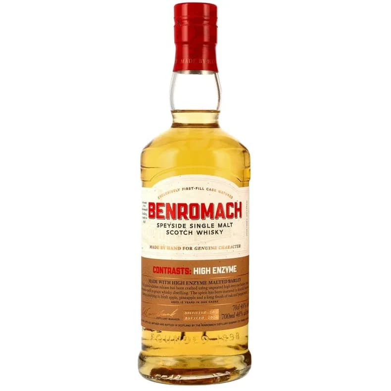 Benromach 12 Years Old Contrasts High Enzyme
