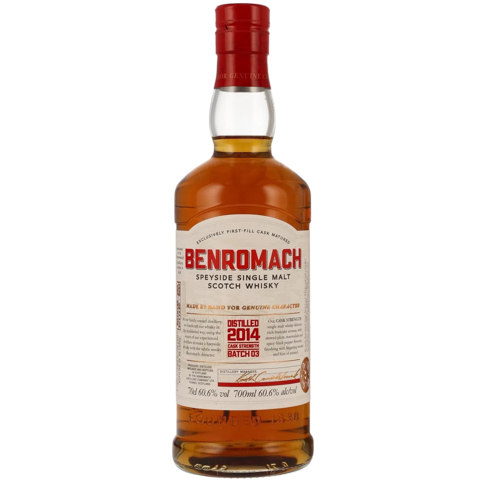 Benromach 9 Years Old 2014 Cask Strength Batch 3