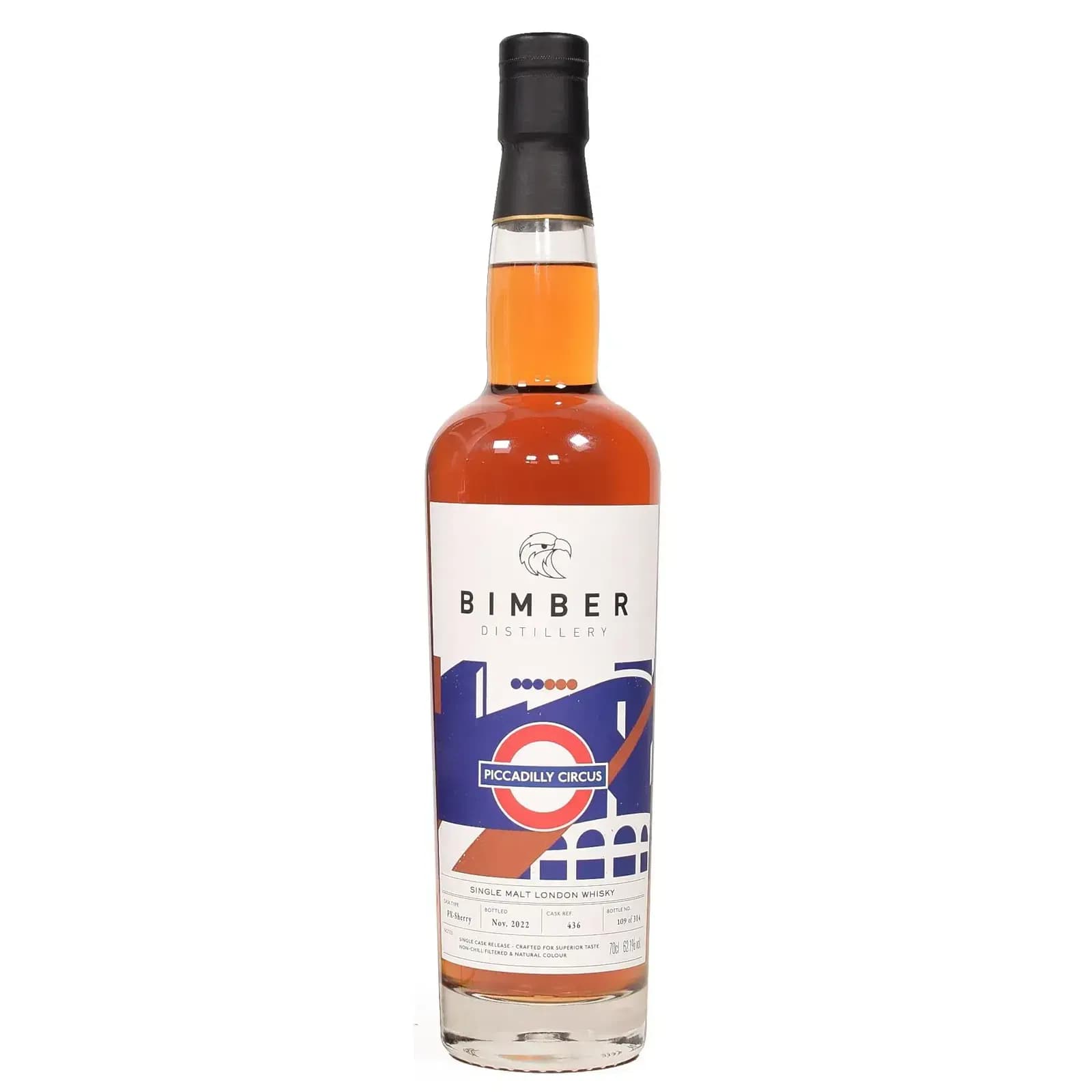 Bimber Piccadilly Circus The Spirit Of The Underground Cask Nr.436