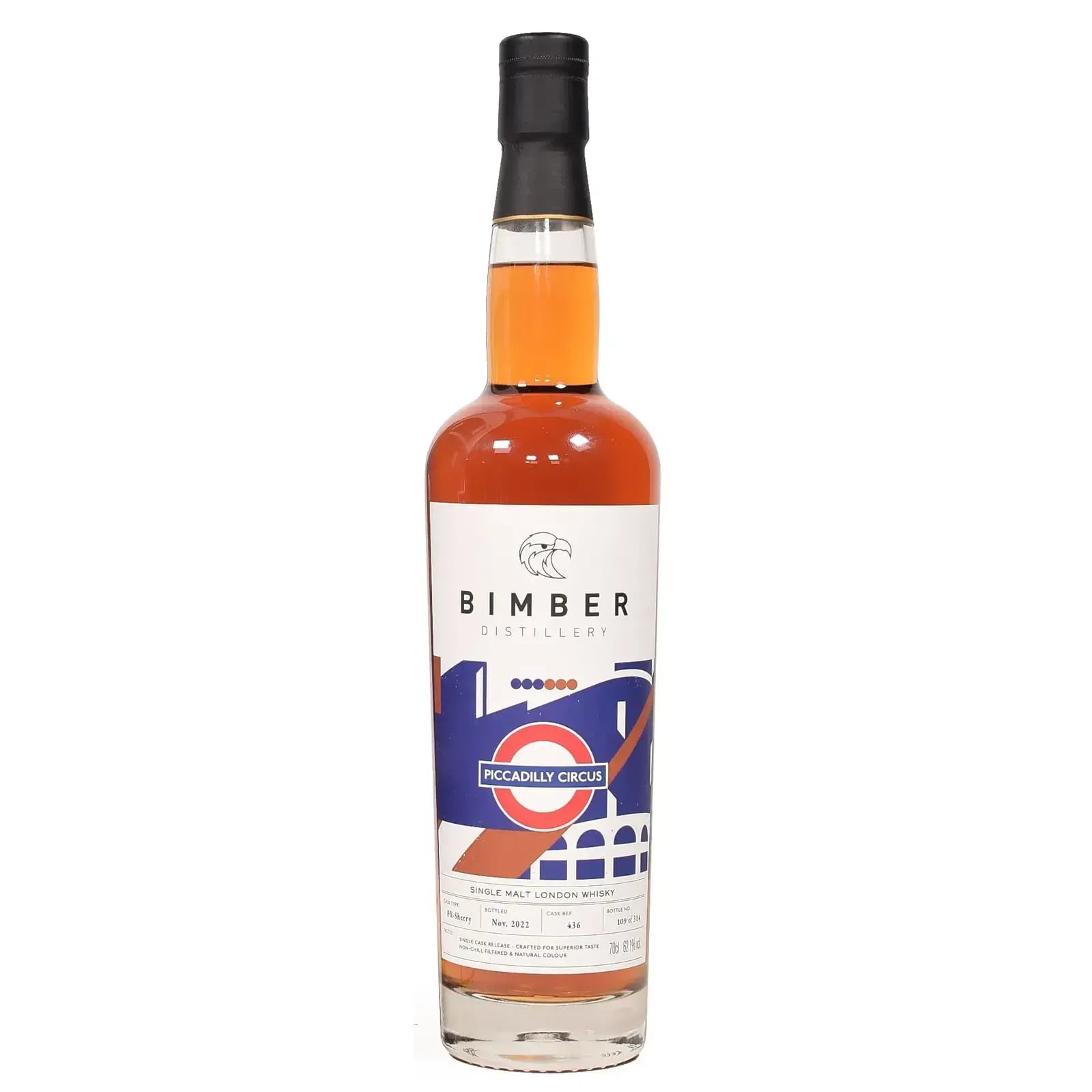 Bimber Piccadilly Circus The Spirit Of The Underground Cask Nr.436