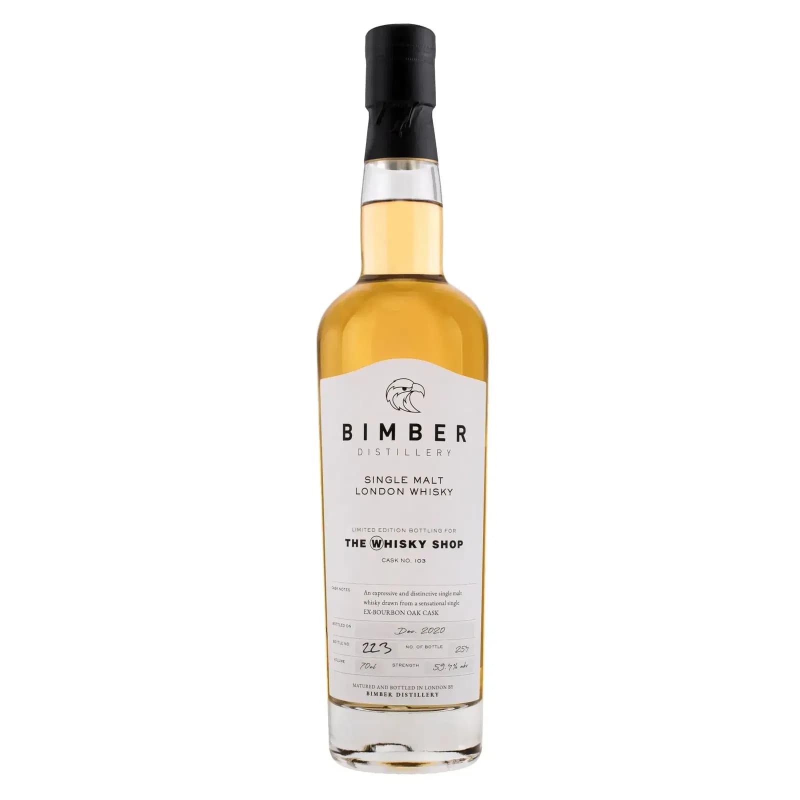 Bimber Single Malt London Whisky Limited Edition Bottling Cask Nr.103