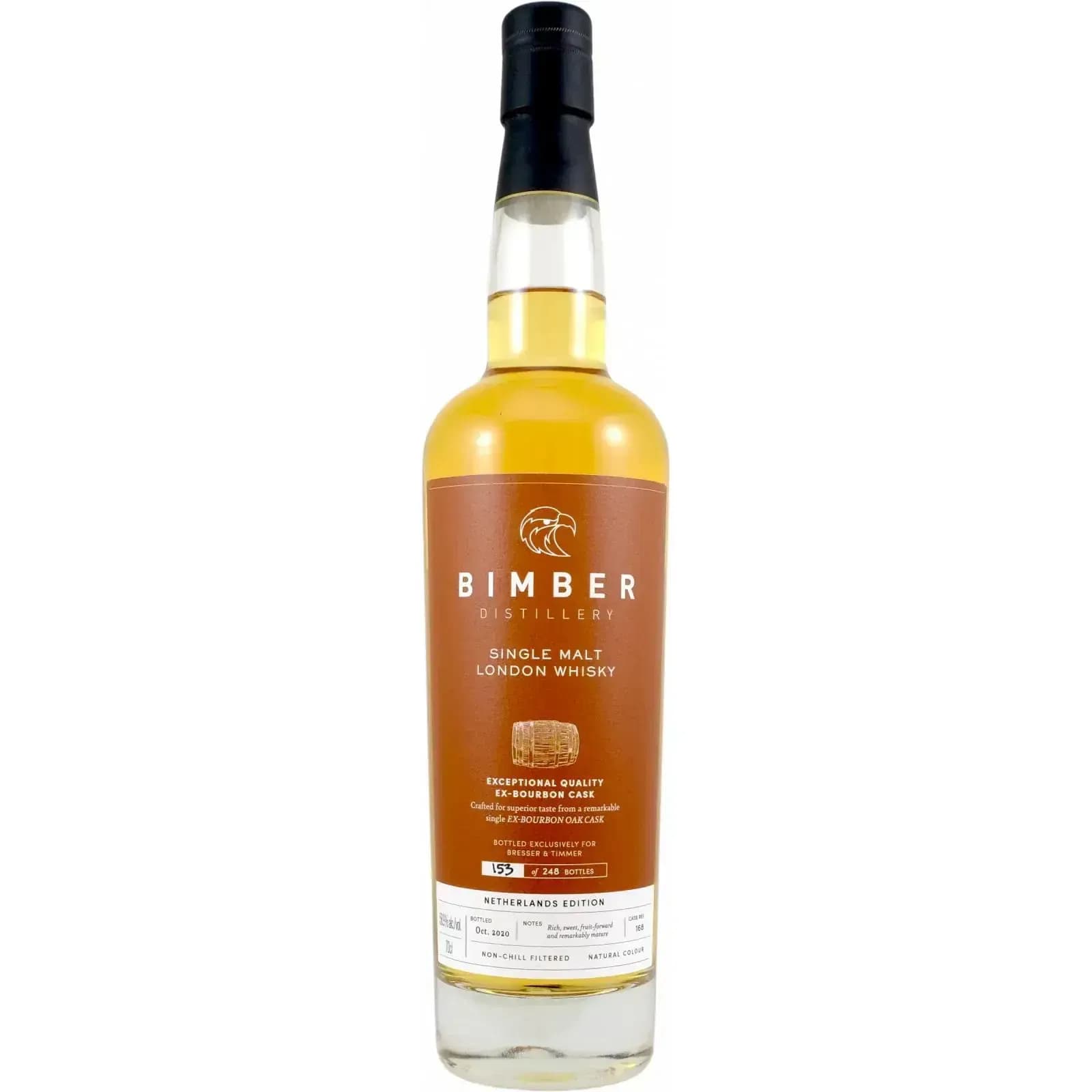 Bimber Single Malt London Whisky Netherlands Edition Cask Nr.168