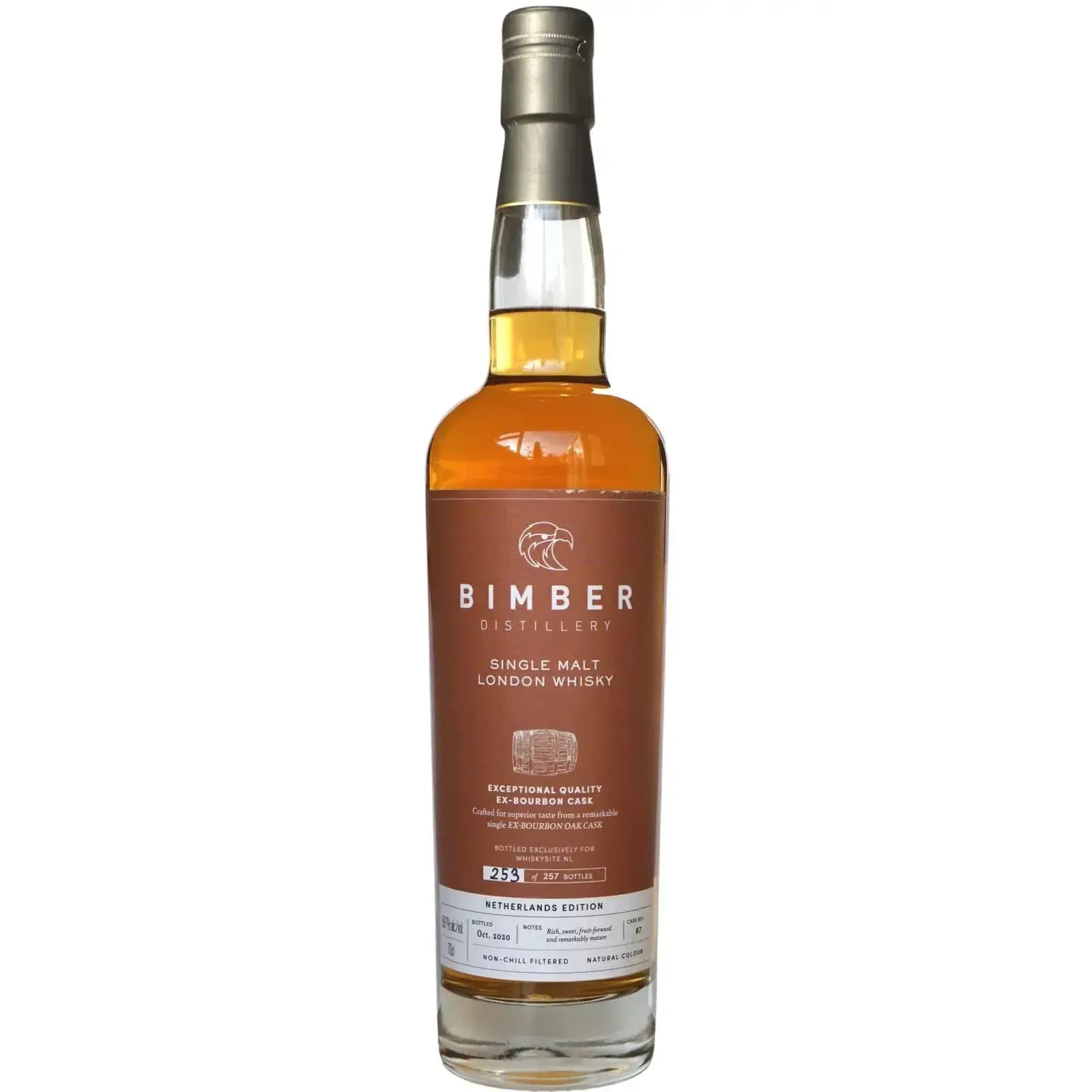 Bimber Single Malt London Whisky Netherlands Edition Cask Nr.87