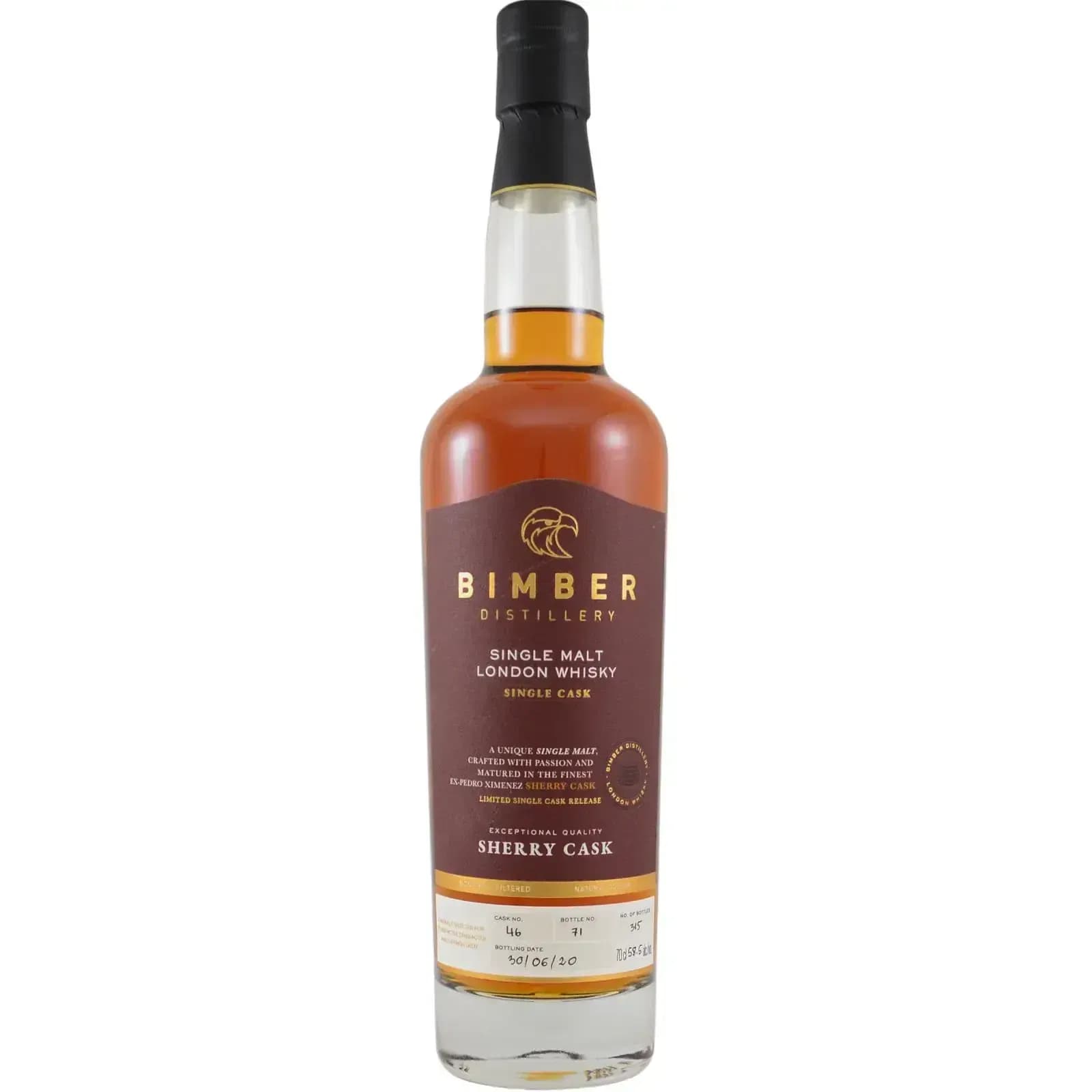 Bimber Single Malt London Whisky Single Cask Nr.46