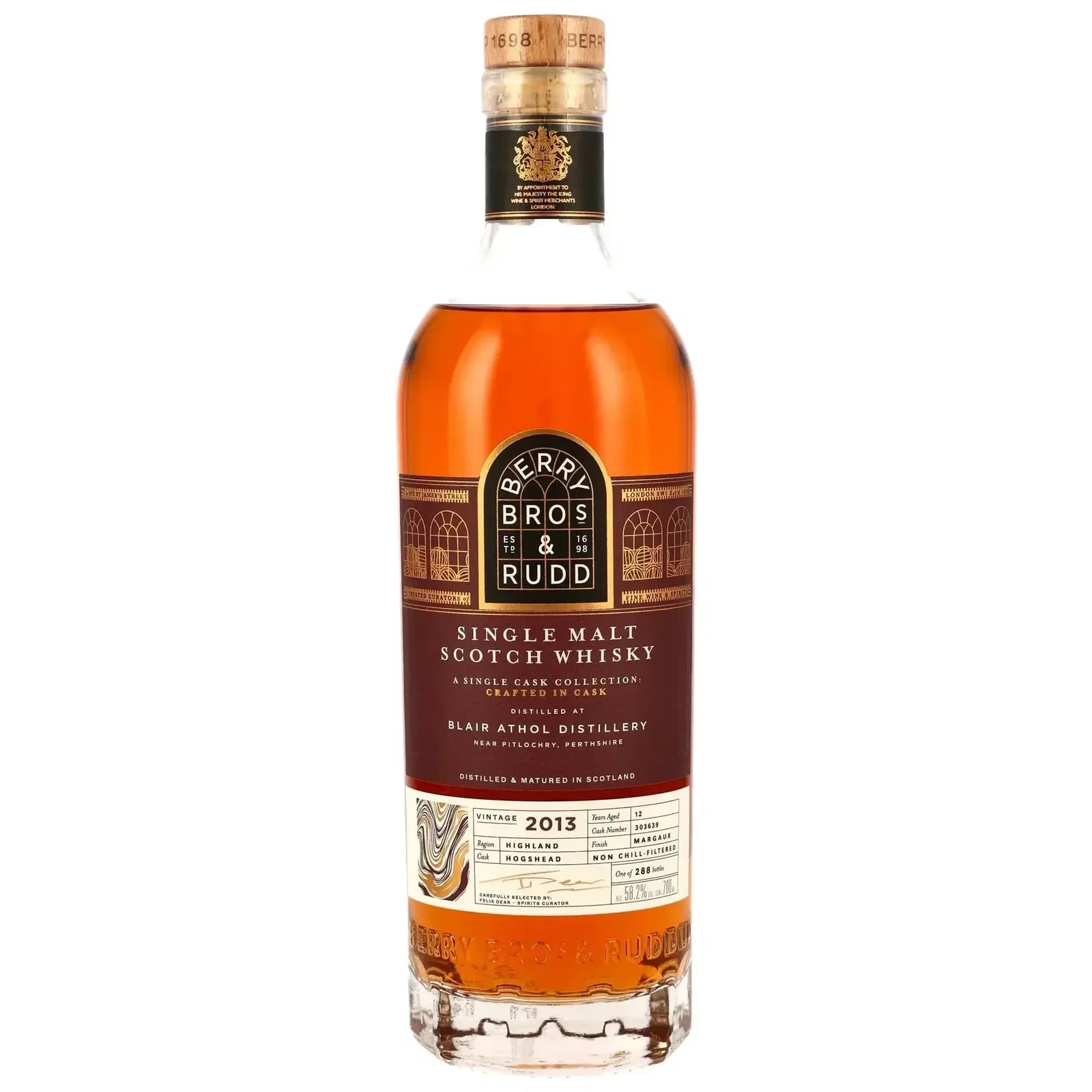 Blair Athol 12 Years Old 2013 A Single Cask Collection Crafted in Cask Berry Bros & Rudd 303639