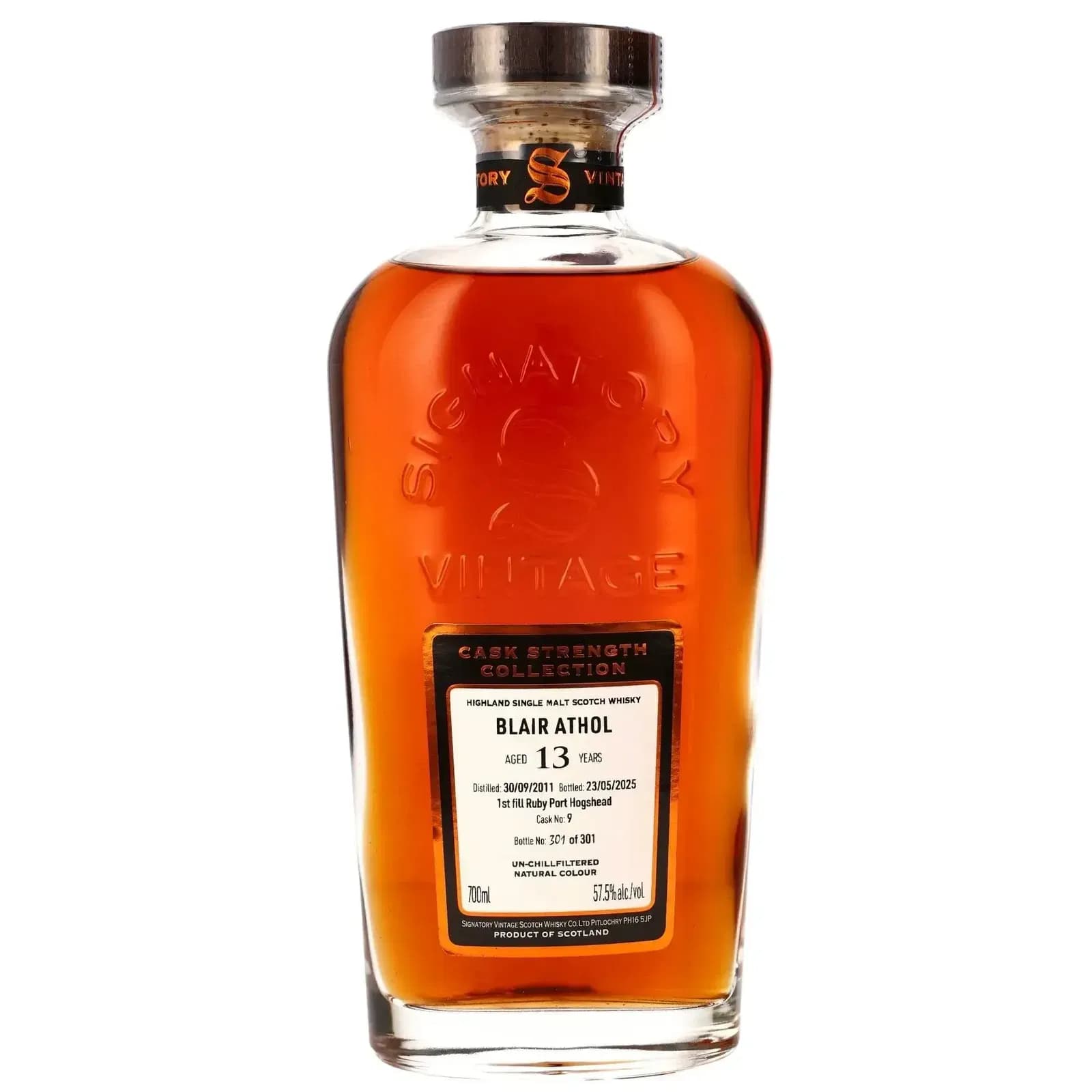Blair Athol 13 Years Old 2011 Cask Strength Collection Signatory Vintage 9