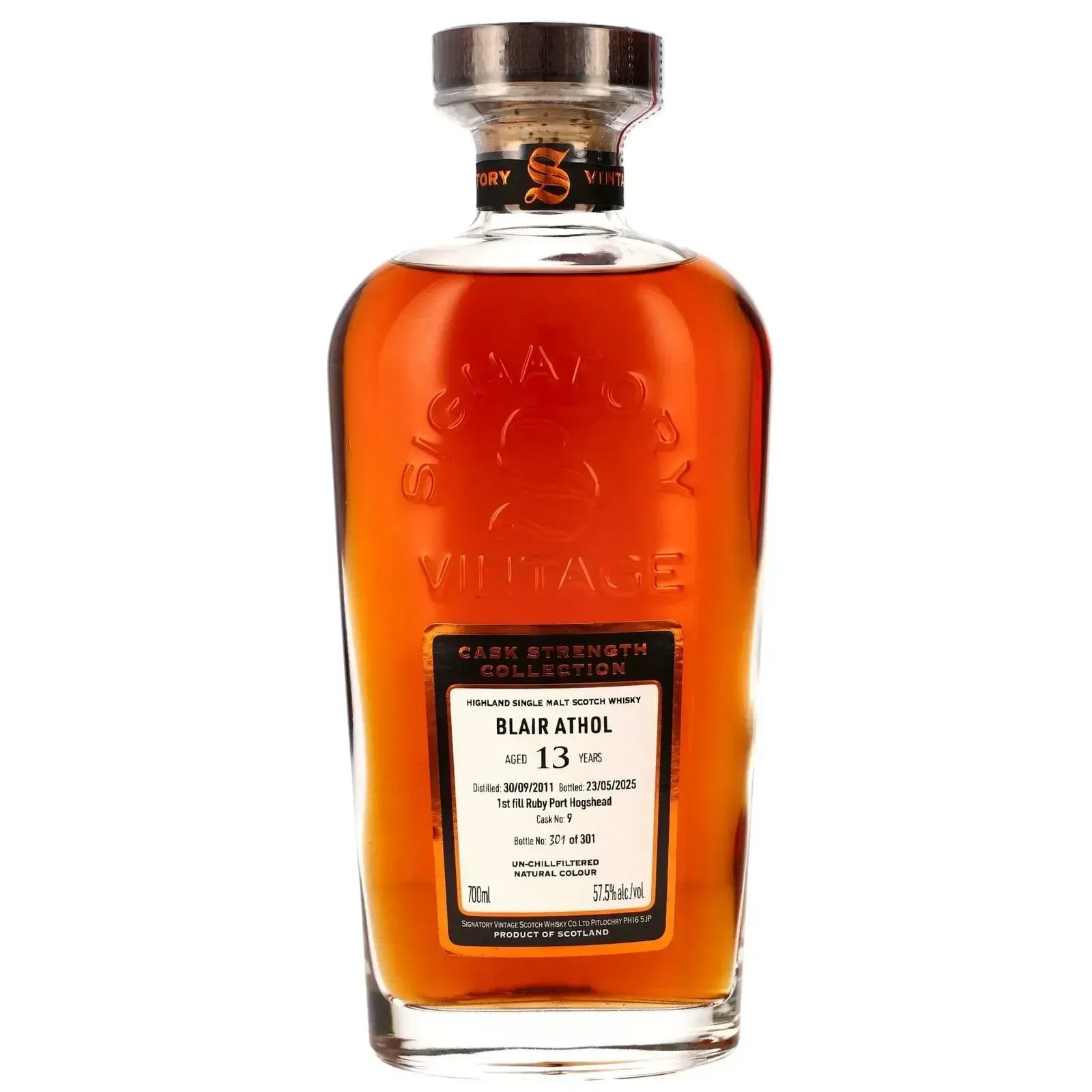 Blair Athol 13 Years Old 2011 Cask Strength Collection Signatory Vintage 9