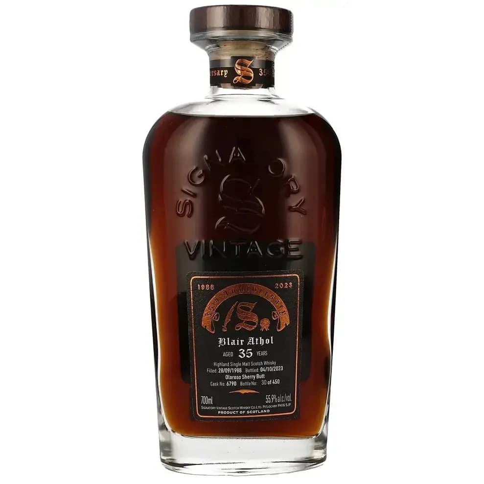 Blair Athol 35 Years Old 1988 Rare Reserve Cask Strength Collection Signatory Vintage 6790