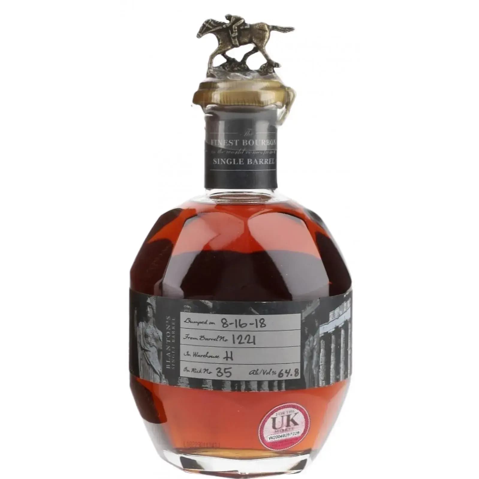 Blantons Straight From The Barrel Athens Edition Cask Nr.1221