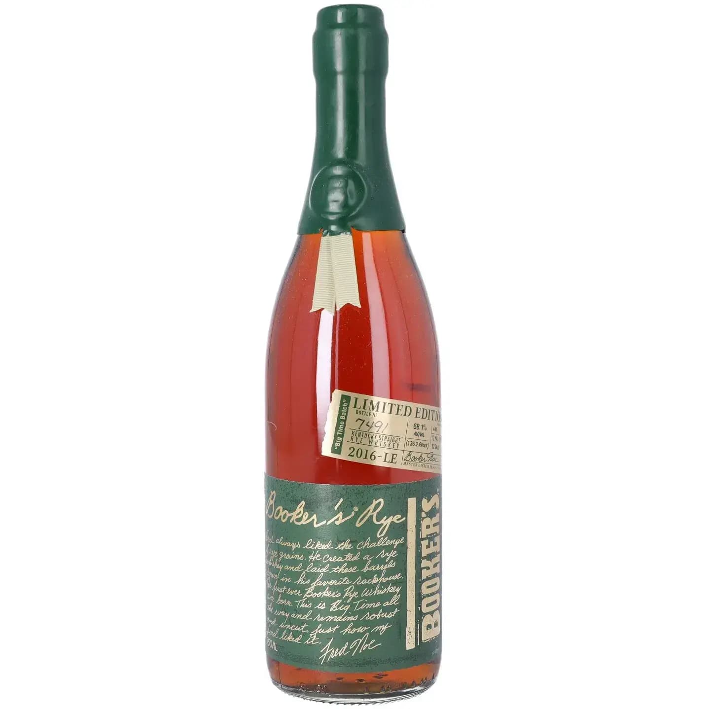 Booker's Rye 13 Years Old Big Time Batch 2016-LE