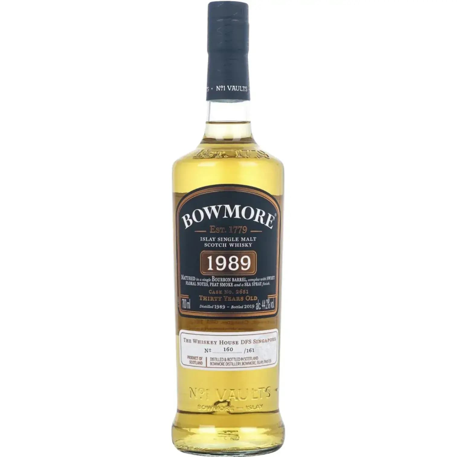 Bowmore 1989 Warehouse No. 1 Vaults Cask Nr.2651