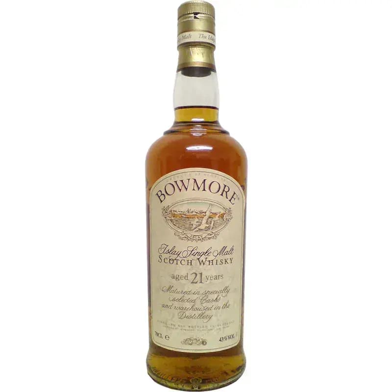 Bowmore 21 Year Old White Stripe On Capsule