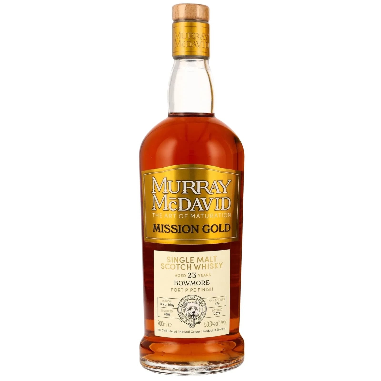 Bowmore 23 Years Old 2001 Mission Gold Murray McDavid