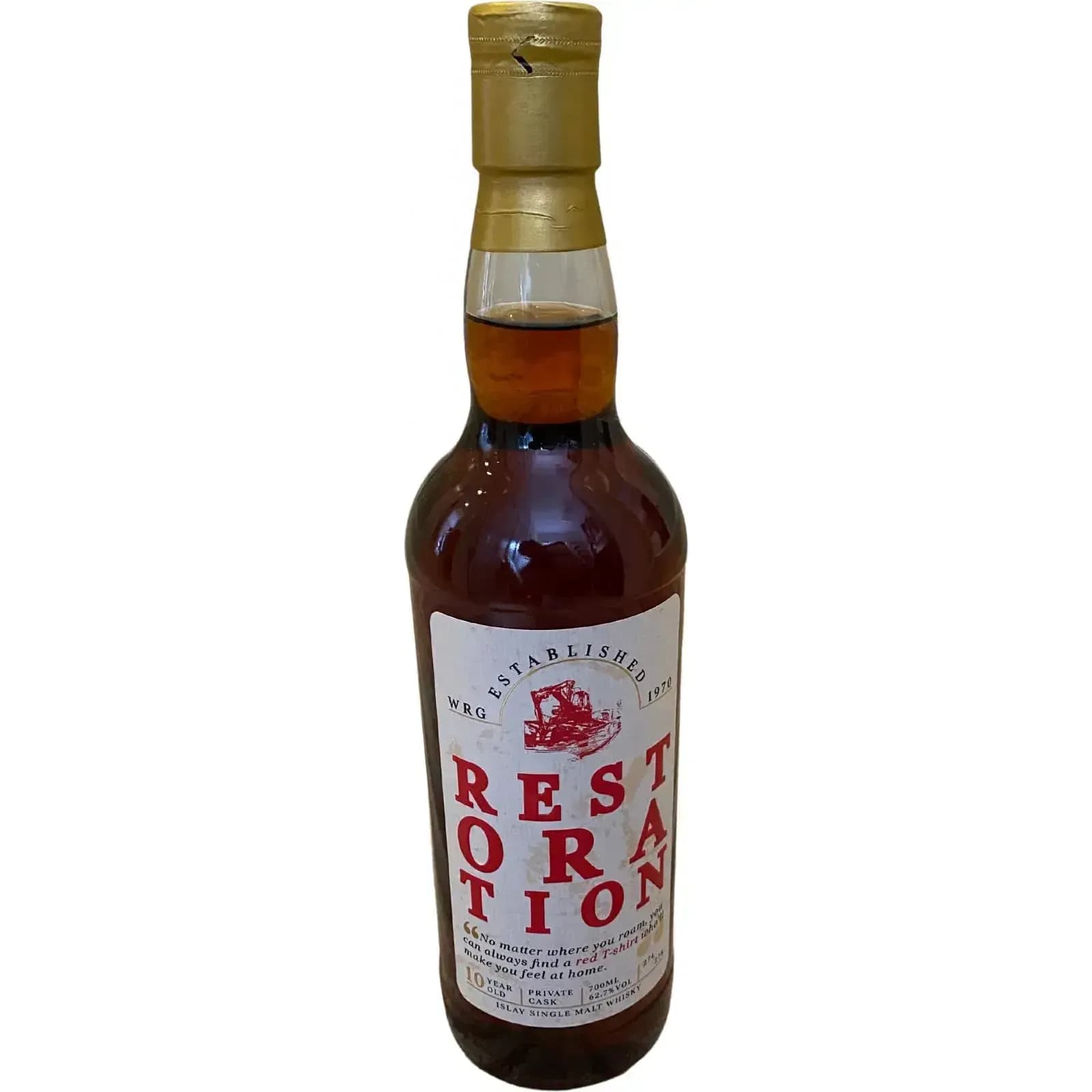 Bruichladdich 10 Years Old Restoration Cask Nr.2122