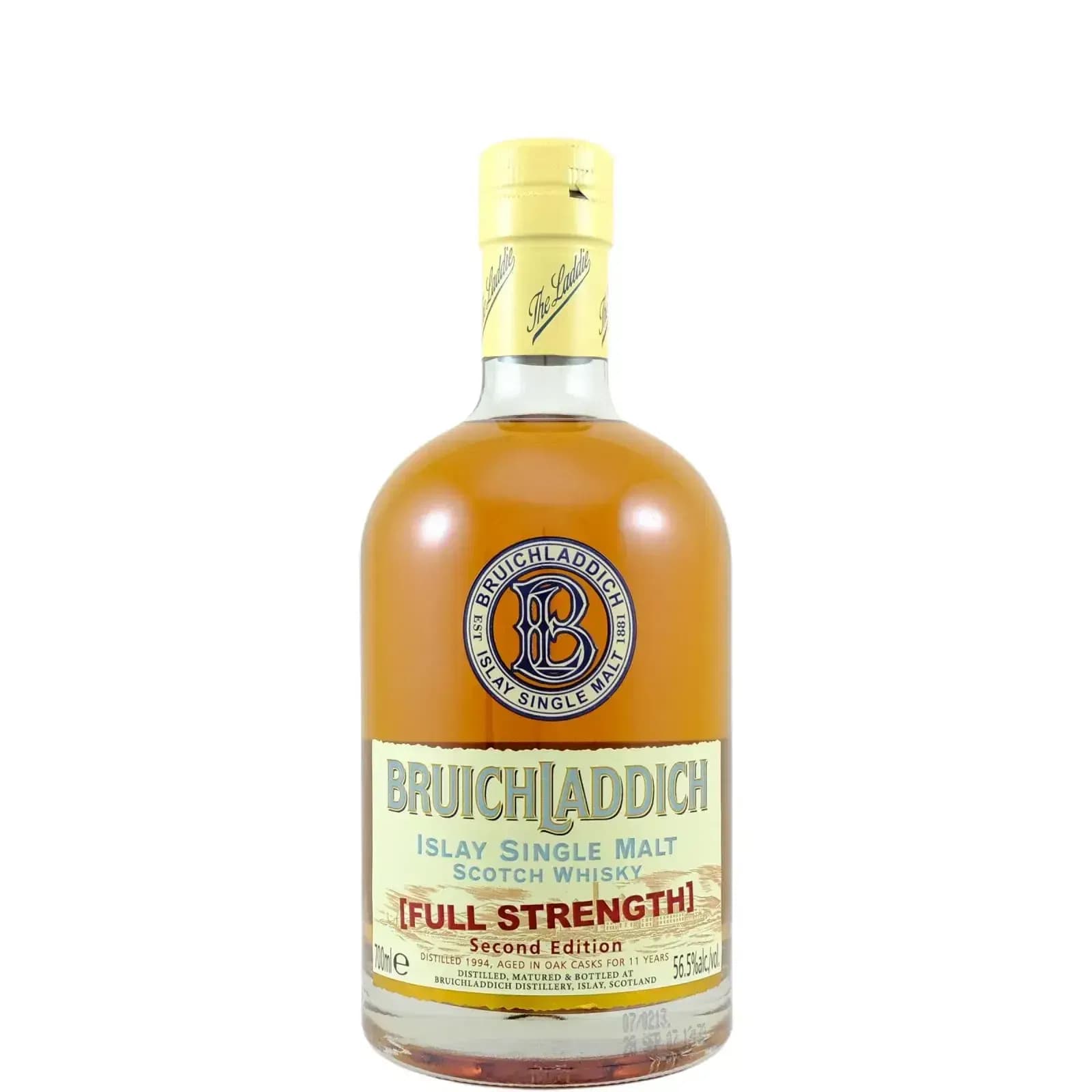 Bruichladdich 11 Years Old 1994 Full Strength - Second Edition