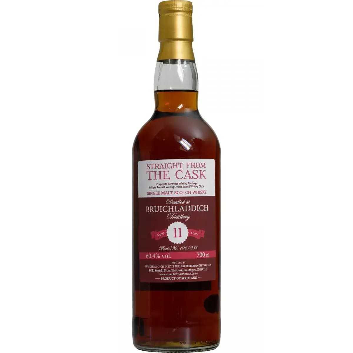 Bruichladdich 11 Years Old 2004 Cask Nr.1480