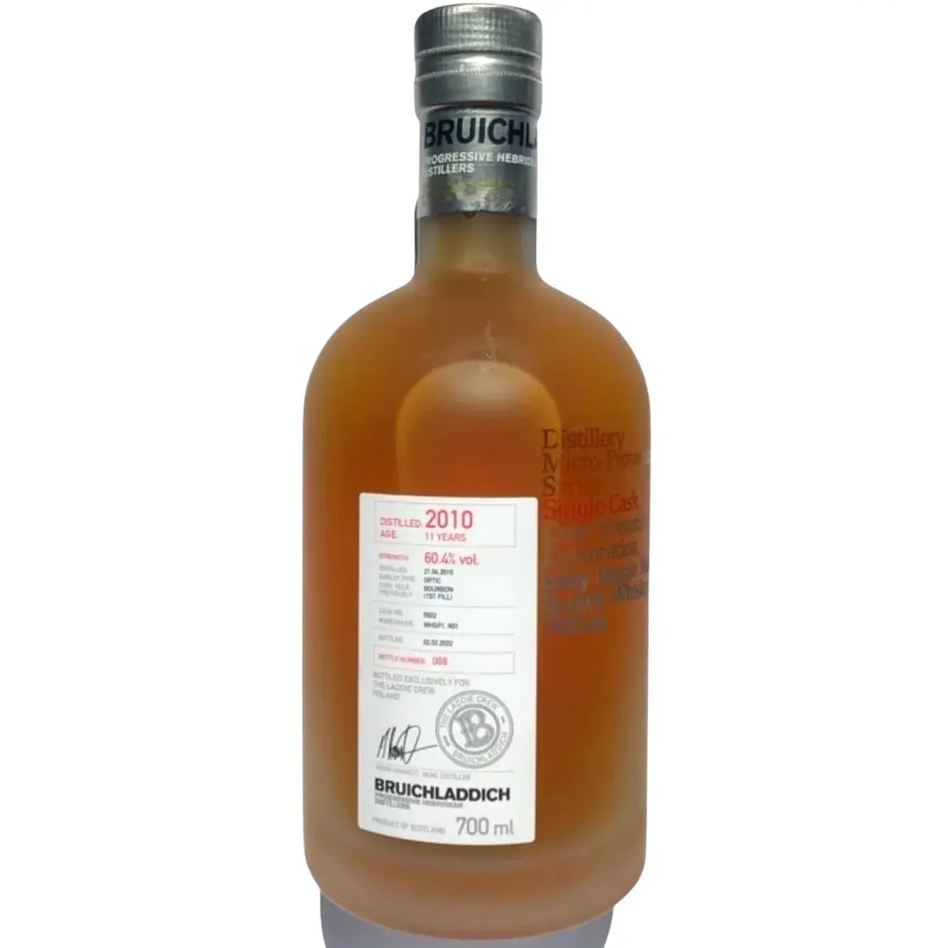 Bruichladdich 11 Years Old 2010 Micro Provenance Series Cask Nr.0922