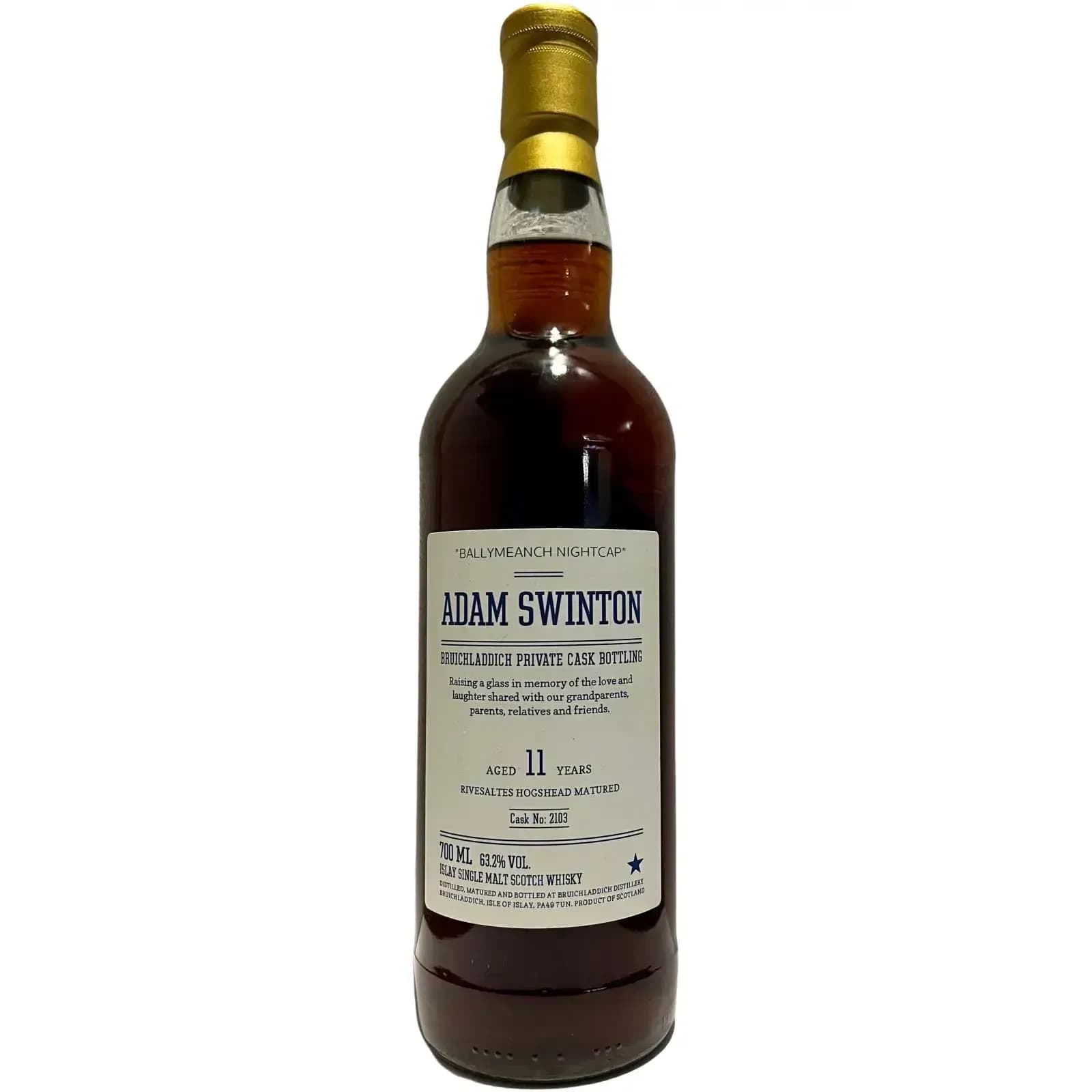 Bruichladdich 11 Years Old Ballymeanch Nightcap Cask Nr.2103