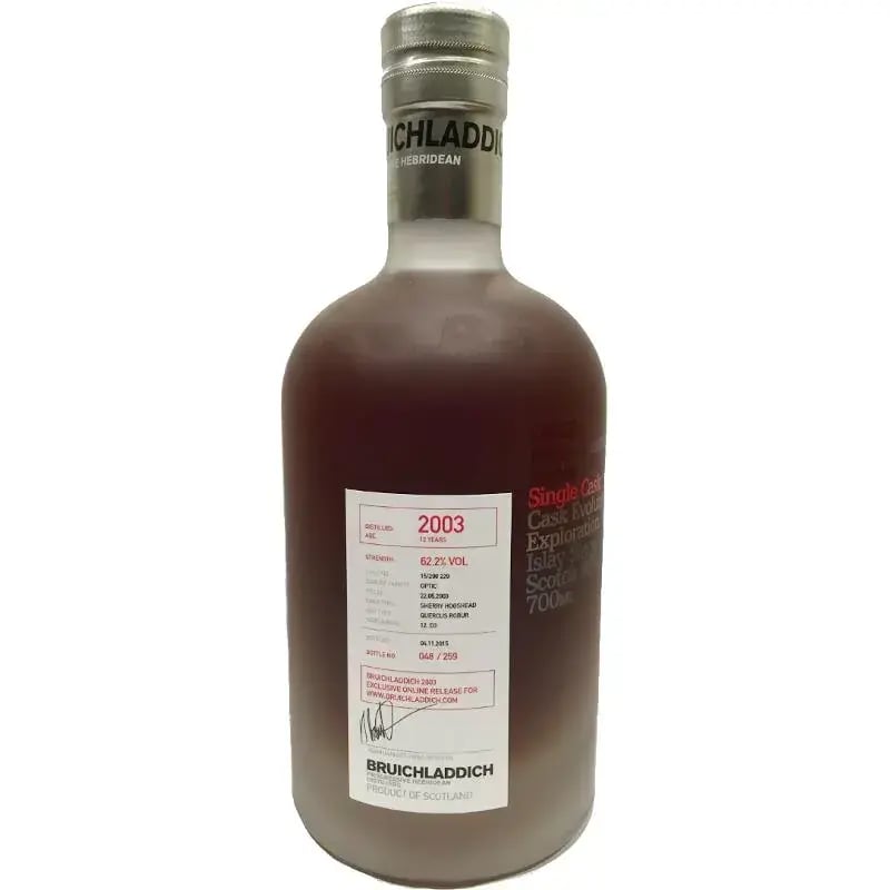 Bruichladdich 12 Years Old Laddiemp3 2003 Micro Provenance Series Cask Nr.15/298 229