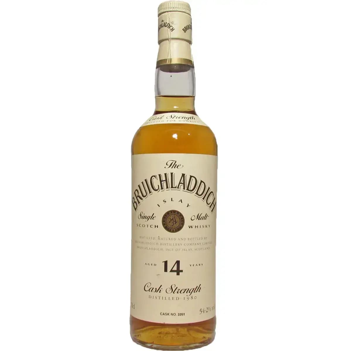 Bruichladdich 14 Years Old 1980 Cask Strength - Selected For Oddbins Cask Nr.3351
