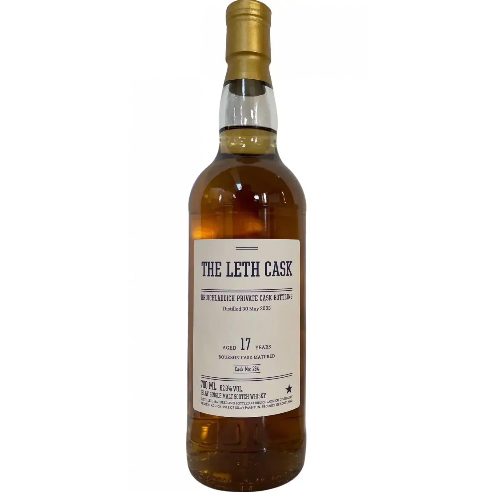 Bruichladdich 17 Years Old 2003 The Leth Cask Nr.264