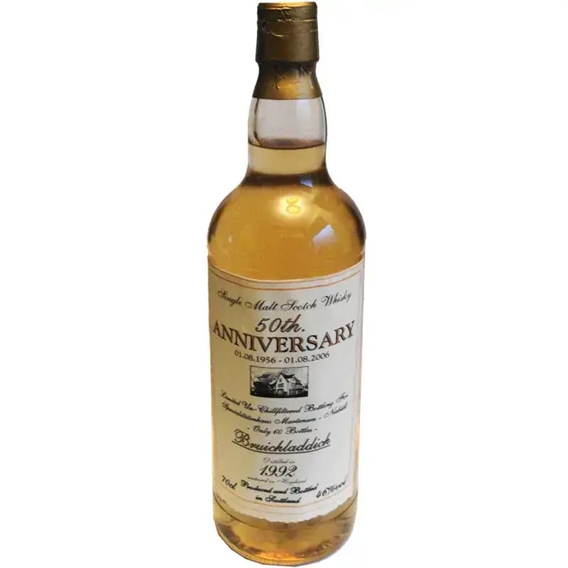 Bruichladdich 1992 50Th Anniversary 01.08.56-01.08.06 Spezialitenhaus Martensen - N