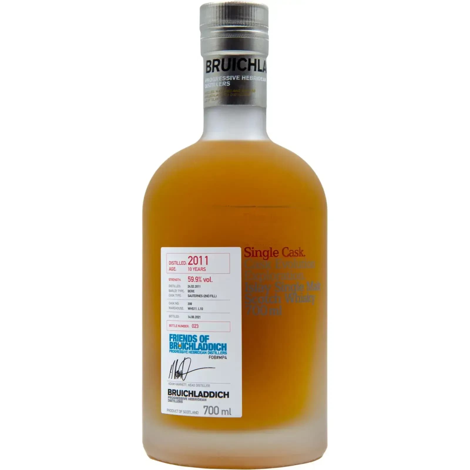 Bruichladdich 2011 Micro Provenance Series Cask Nr.308