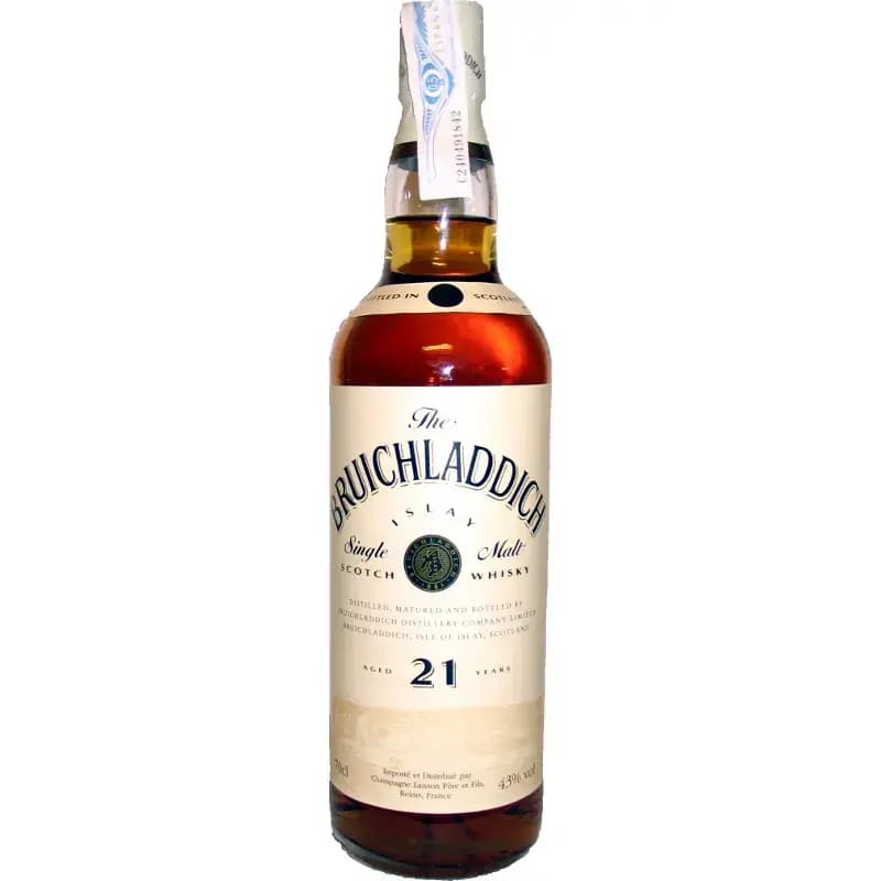 Bruichladdich 21 Years Old White Distillery Label, Black Box