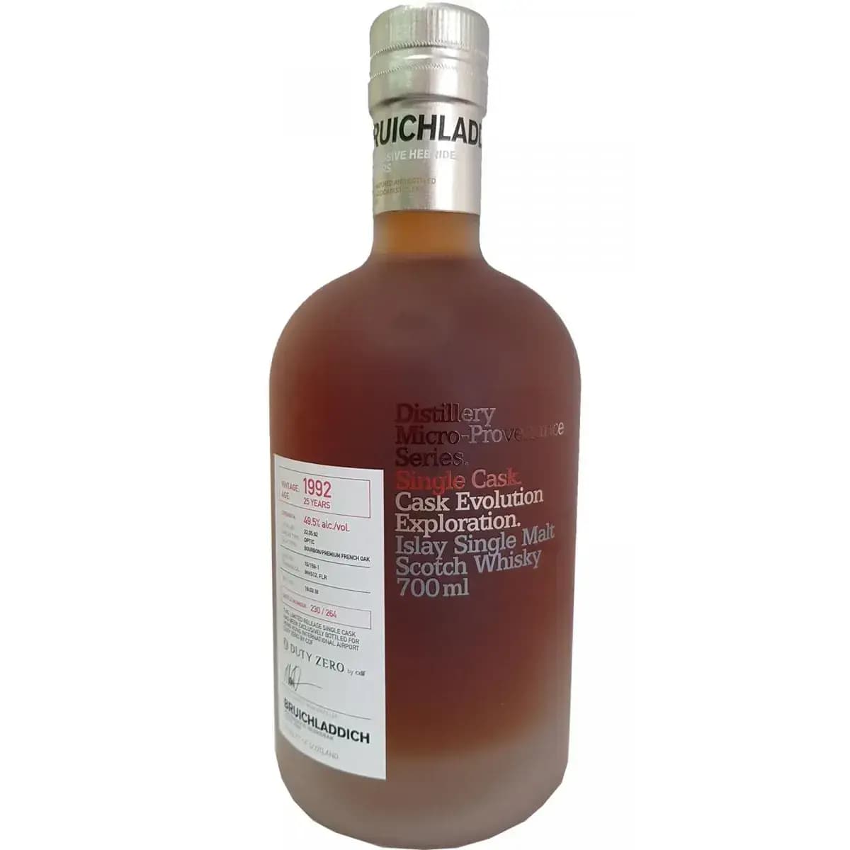 Bruichladdich 25 Years Old 1992 Micro Provenance Series Cask Nr.16/159-1