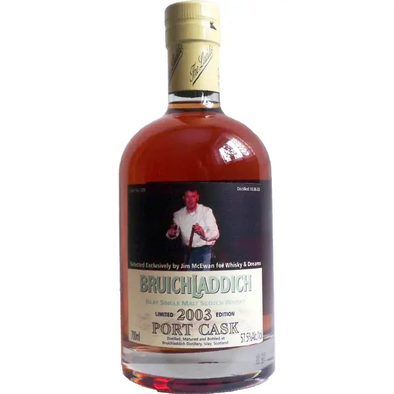 Bruichladdich 7 Years Old 2003 Port Cask For Whisky & Dreams Cask Nr.538