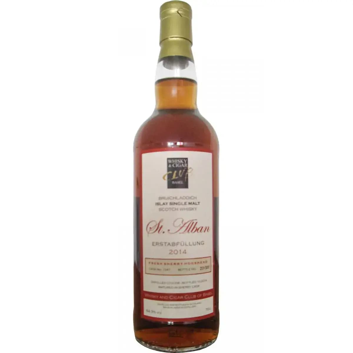 Bruichladdich 8 Years Old 2006 Whisky And Cigar Club Of Basel Cask Nr.1347