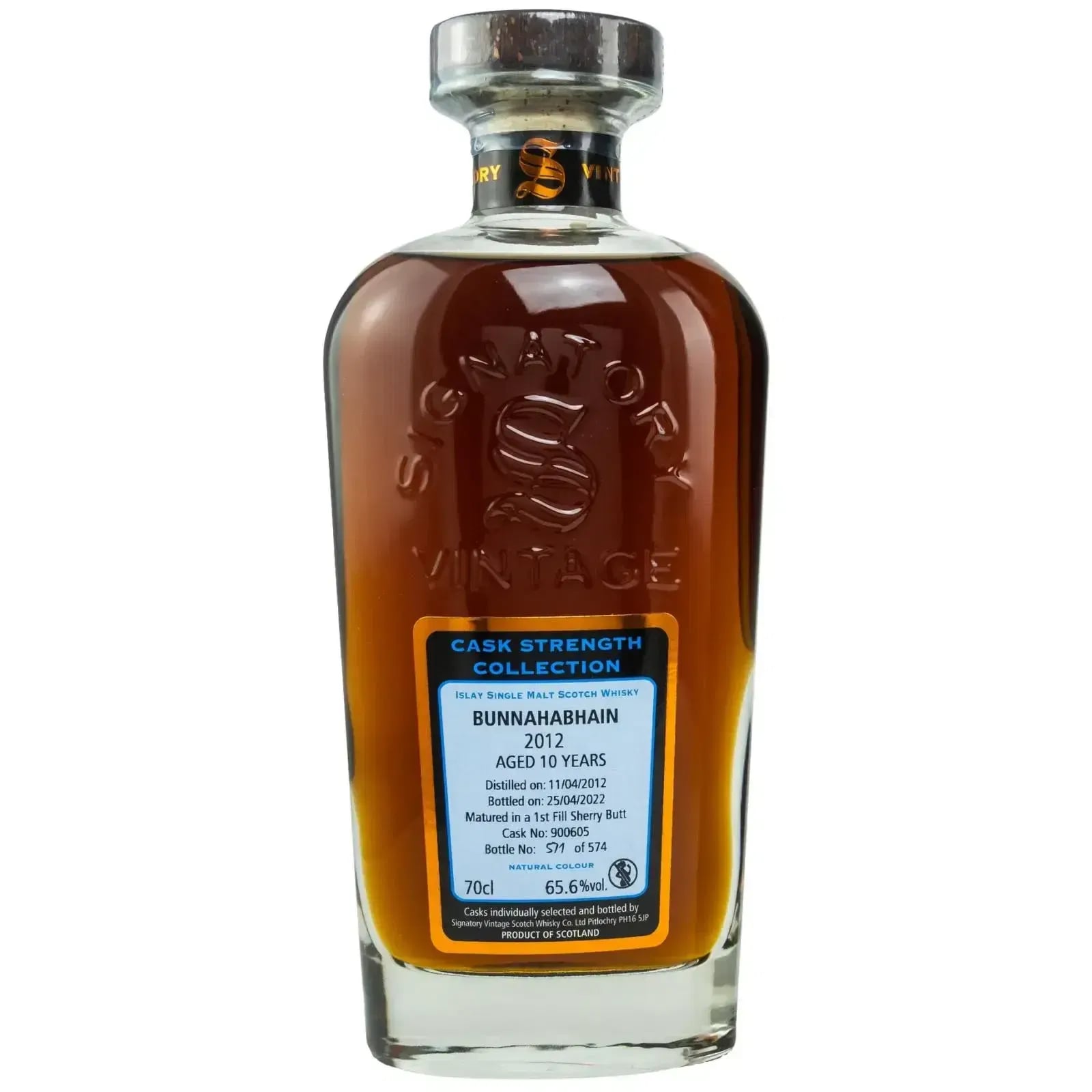 Bunnahabhain 10 Years Old 2012 Cask Strength Collection Signatory Vintage 900605