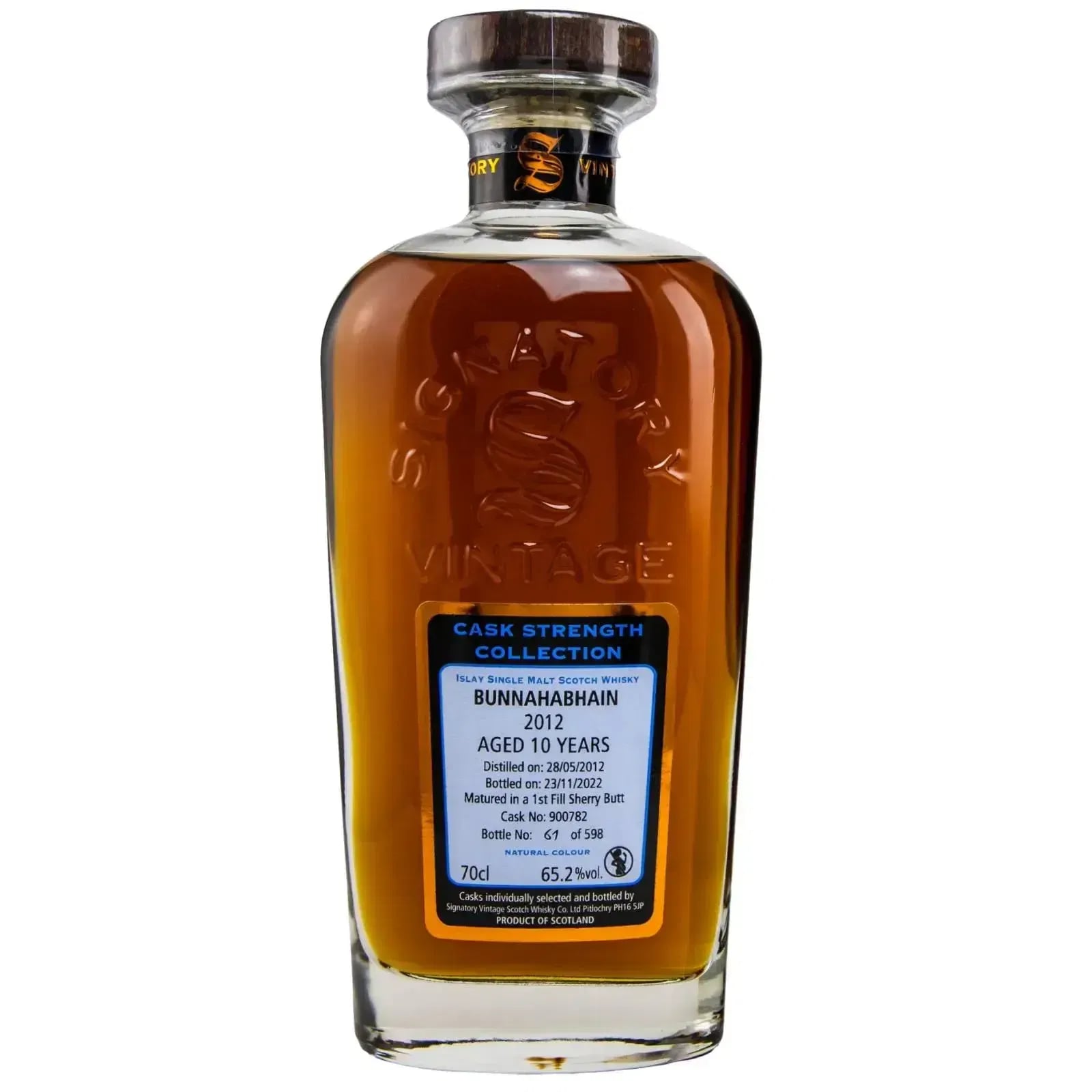 Bunnahabhain 10 Years Old 2012 Cask Strength Collection Signatory Vintage 900782