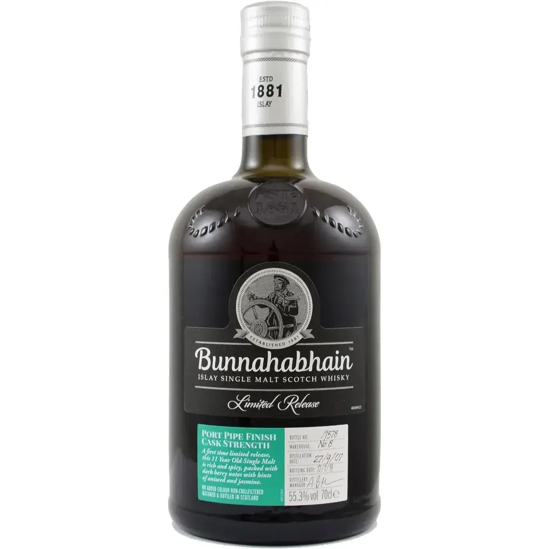 Bunnahabhain 11 Years Old 2007 Port Limited Release