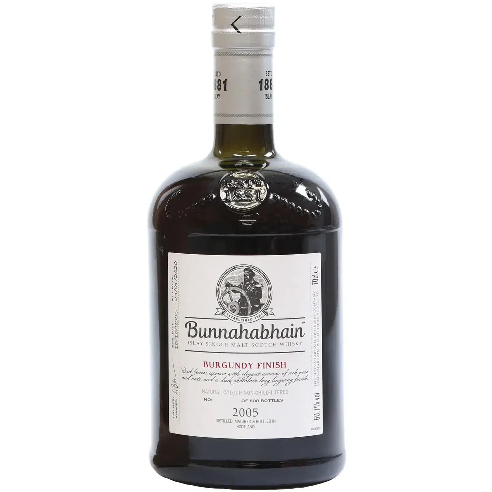 Bunnahabhain 14 Years Old 2005 Burgundy Finish