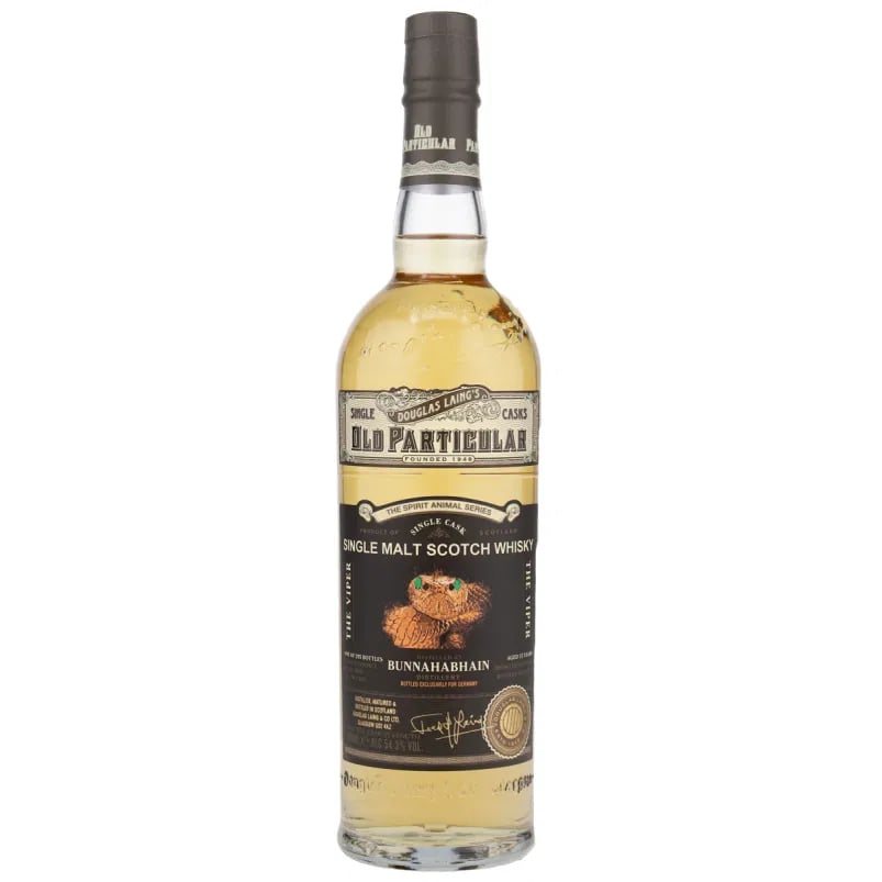 Bunnahabhain 15 Years Old 2008 Old Particular The Spirit Animal Series The Viper Douglas Laing