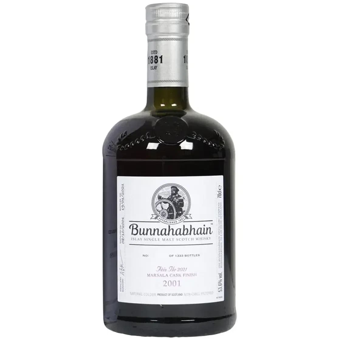 Bunnahabhain 2001 Marsala Cask Finish Feis Ile 2021