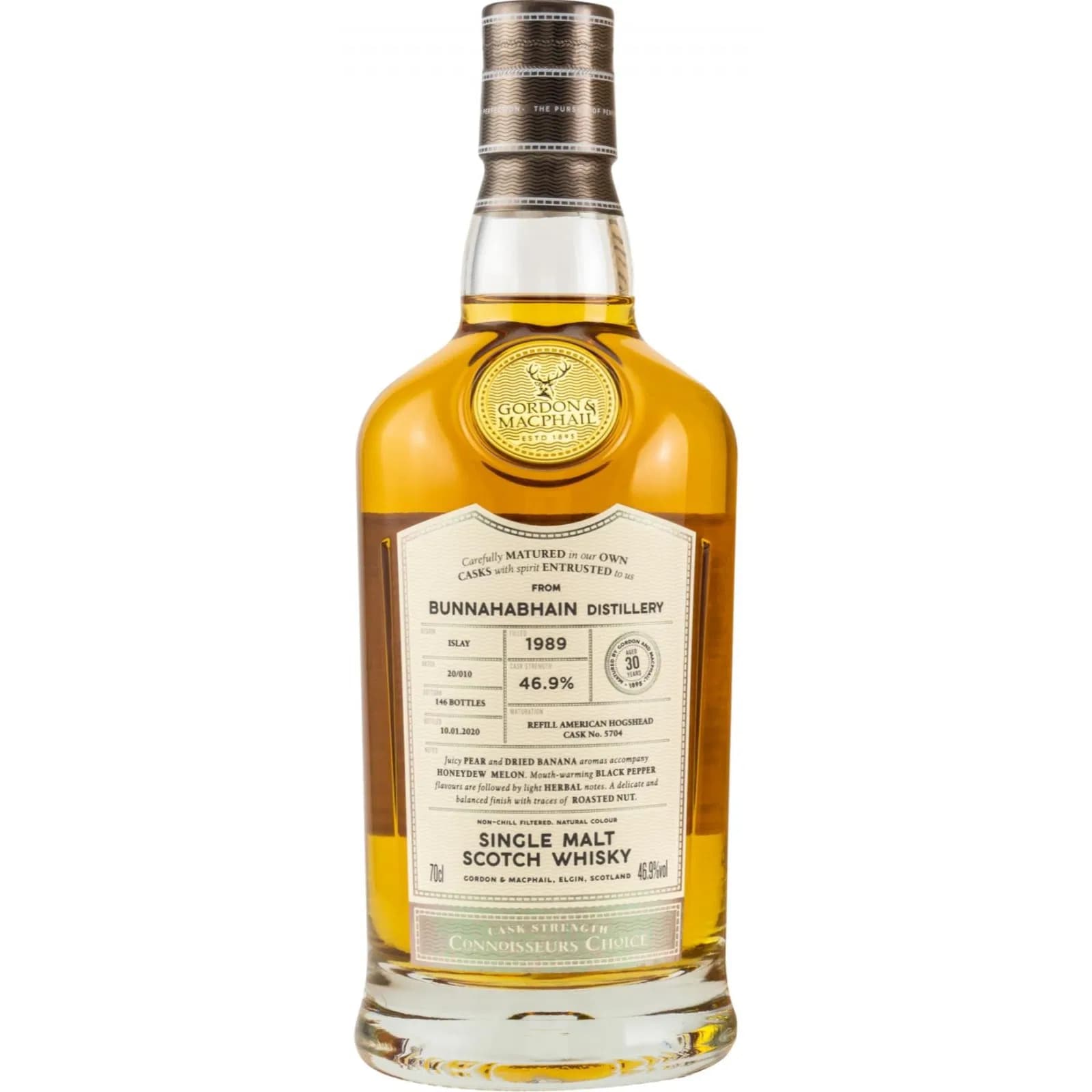 Bunnahabhain 30 Years Old 1989 Connoisseurs Choice Upper Gordon & MacPhail