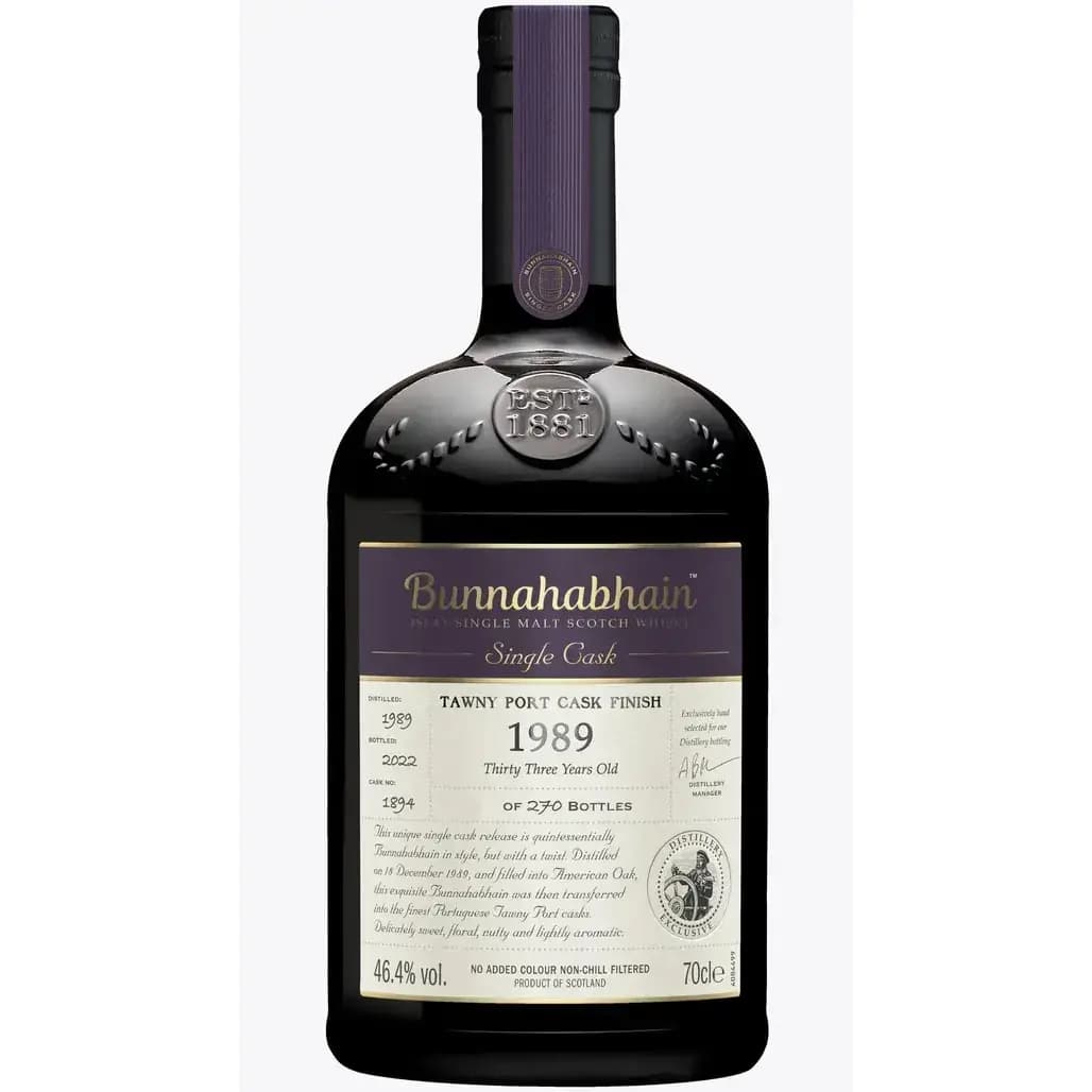 Bunnahabhain 33 Years Old 1989 Single Cask Release Cask Nr.1894