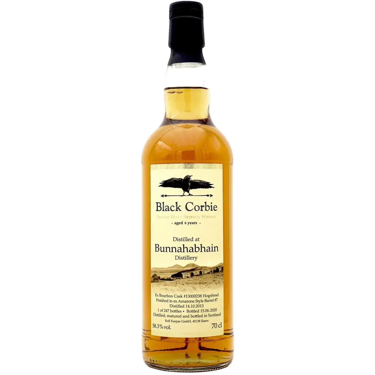 Bunnahabhain 6 Years Old 2013 Black Corbie Rolf Kaspar