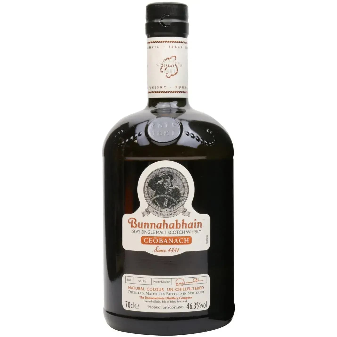 Bunnahabhain Ceobanach Batch No 01