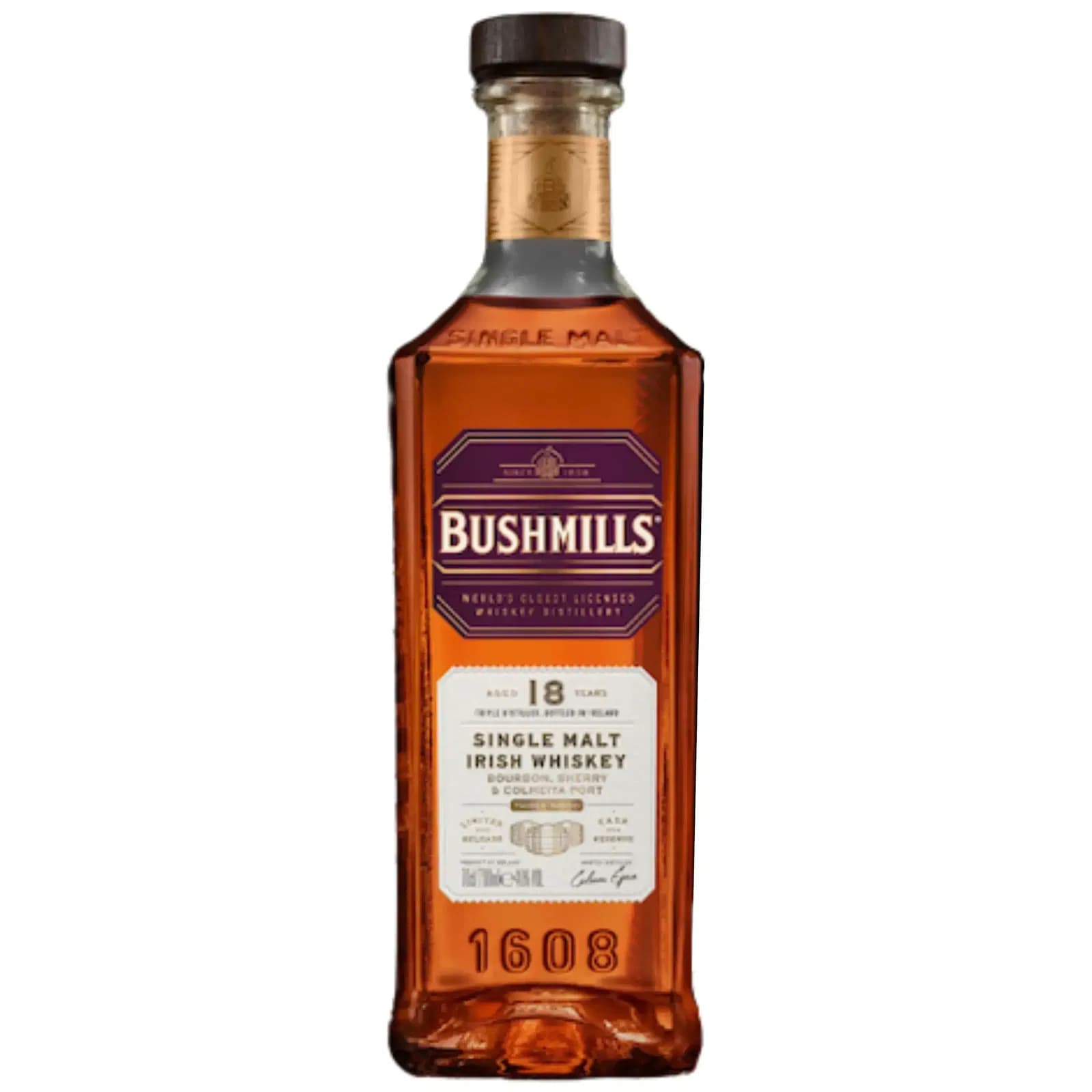 Bushmills 18 Years Old World Wood series edition